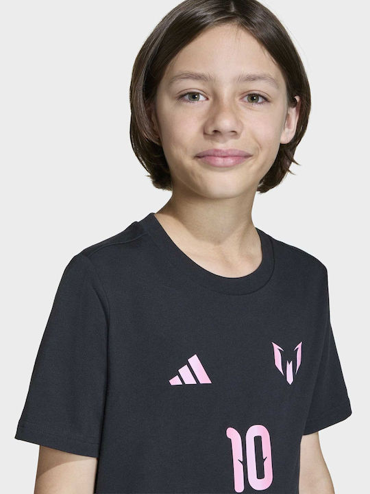Kinder-T-Shirt Schwarz Messi