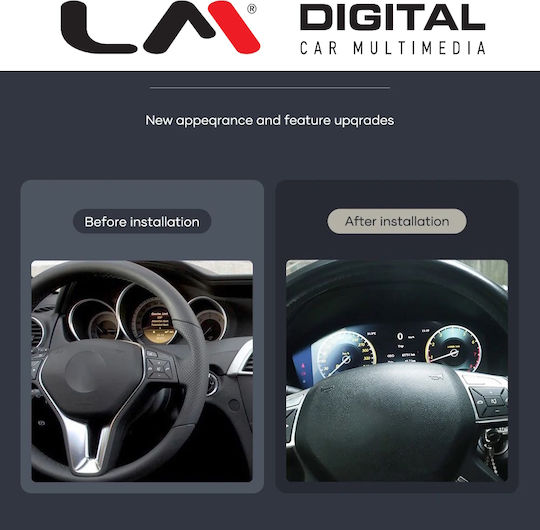 LM Digital Ψηφιακό Κοντέρ Αυτοκινήτου για τοποθέτηση στο Ταμπλό