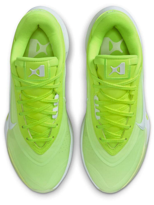 A'One Lem And Lime Low Basketball Shoes Volt Barely Volt White
