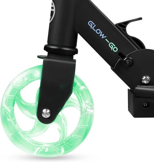 Spokey Kinderroller Klappbar Glow-Go 2-Rad Schwarz