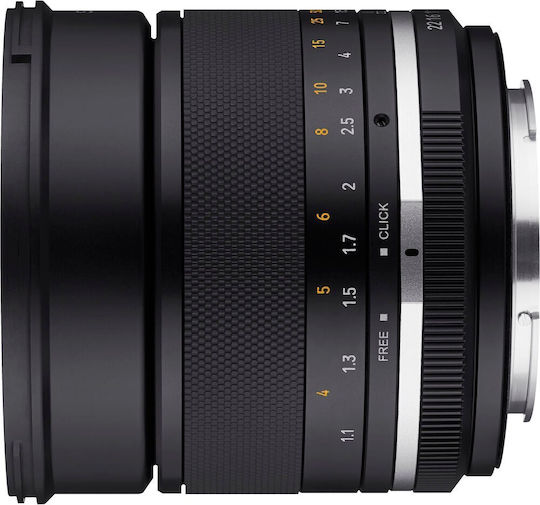 Samyang Cadru complet Obiectiv Foto 85mm F/1.4 IF UMC Asph Teleobiectiv pentru Montura Fujifilm X Black