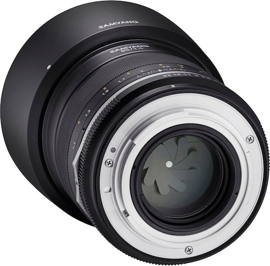 Samyang Cadru complet Obiectiv Foto 85mm F/1.4 IF UMC Asph Teleobiectiv pentru Montura Fujifilm X Black