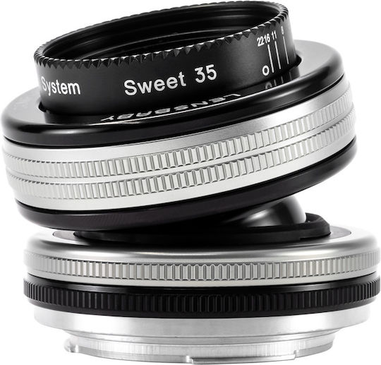Lensbaby Cadru complet Obiectiv Foto Composer Pro II with Sweet 35 Optic Standard / Tilt-Shift pentru Montura Nikon Z Black