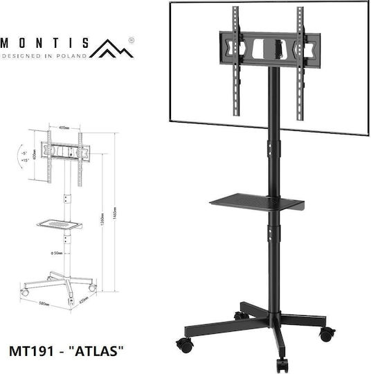Montis MT191 Стойка за телевизор Стенен до 35кг