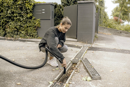 Karcher Wd 4 S Go!further Wet-Dry Vacuum 1100W with Stainless Steel Container 20L Black