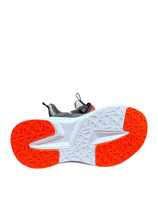 Παιδικά Sneakers Ανατομικά με Σκρατς Χακί