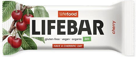 Lifefood Organic Raw Energy Nut Bar Without Added Sugar 40g