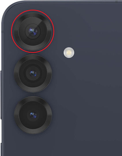 Стъкло За Камера Samsung Galaxy S25 Plus Ultra Wide Angle Sensor За Ремонт Прозрачно Черно