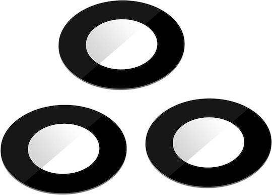 Clappio Rear Camera Lens Compatible Galaxy A55 Photo Sensor Repair Transparent Black