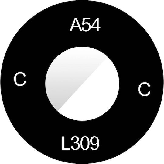 Clappio Galaxy A54 5g Compatible Camera Lens Macro Sensor Glass Repair Transparent Black
