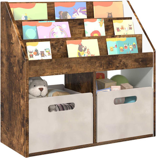 Bücherregal Boden Braun 72.5x29.5x69cm