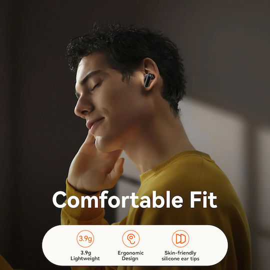 Joyroom JR-BB3 In-ear Bluetooth Handsfree Ακουστικά με Αντοχή στον Ιδρώτα και Θήκη Φόρτισης Μαύρα