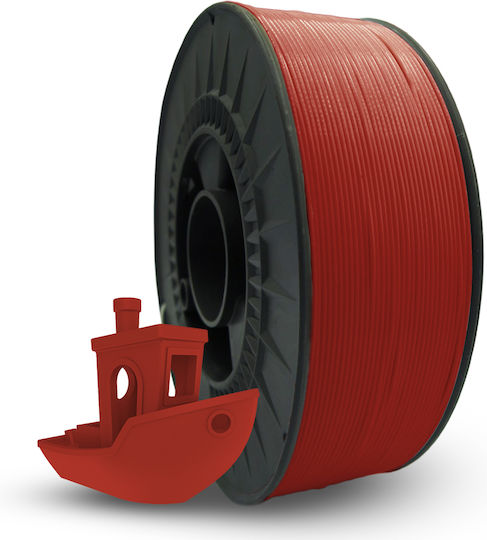 Fiberplastic PLA 3D Drucker Filament 1,75mm Rote 1kg Spule
