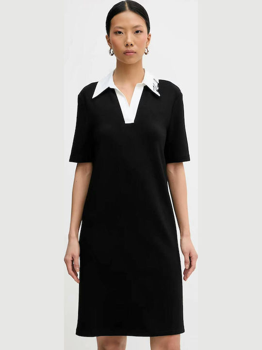 Summer Mini T-Shirt Dress Black