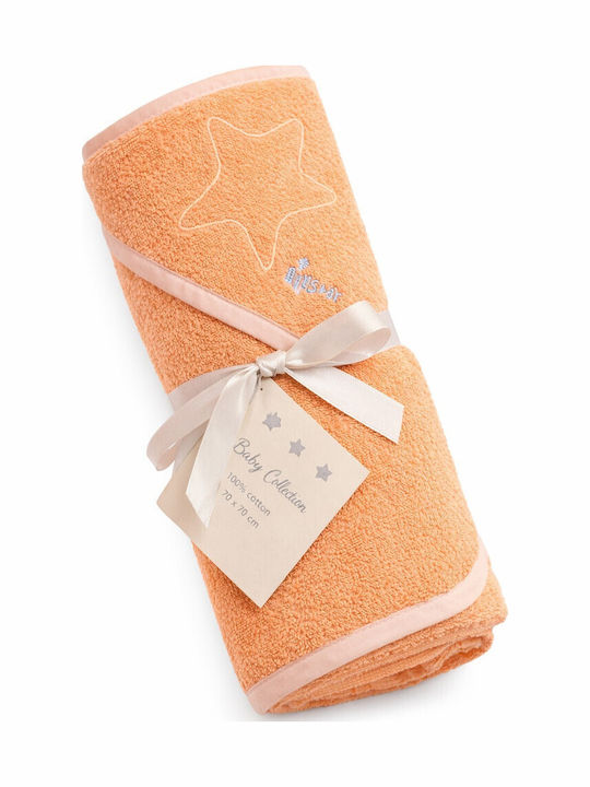 Beboulino Baby Bath Towel Bathrobe Hooded 75x75cm