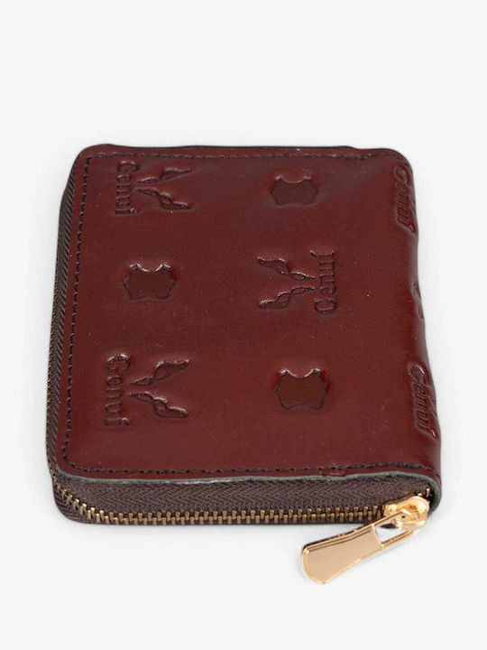 Small Leather Women's Wallet Classic Burgundy