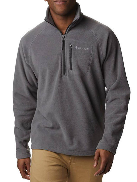 Fast Trek Iii Half Long Sleeve Athletic Blouse Gray