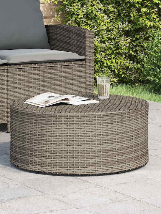 Dining Set for Small Outdoor Spaces 2 Pieces Gray