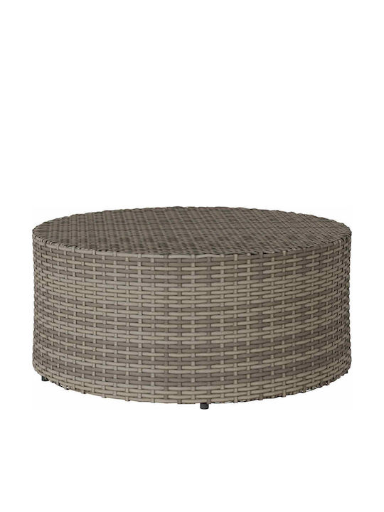 Dining Set for Small Outdoor Spaces 2 Pieces Gray