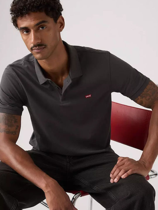 Polo Bluza Cu Mâneci Scurte Gri