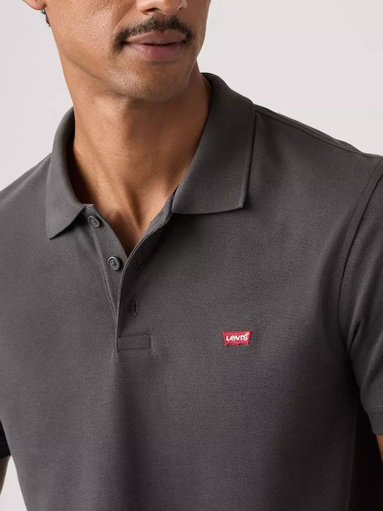 Polo Bluza Cu Mâneci Scurte Gri