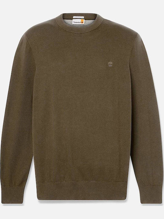 Williams River Crew Long Sleeve Green Sweater