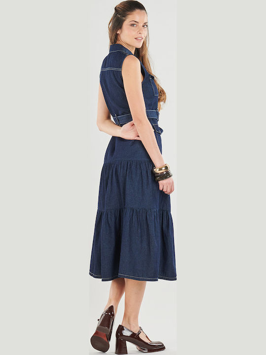 Rochie Maxi Albastru Marin