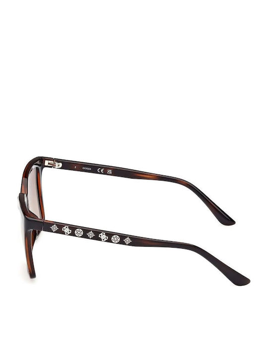Guess Women's Sunglasses with Brown Tartaruga Plastic Frame and Brown Gradient Lens GU00099 52F