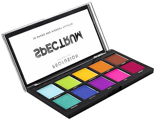 Profusion Cosmetics 10 Shade Παλέτα με Σκιές Ματιών σε Στερεή Μορφή Spectrum 16gr