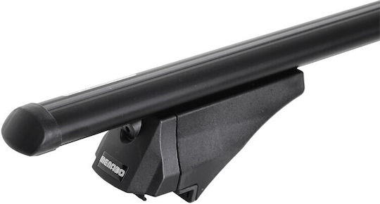 Menabo Aluminum Car Roof Bars Tiger Black 118.5 Cm Black Color Ford B-Max 5 Doors 2012> Flush Or Raised Rails 2 Pieces 8590/mb Menabo Mp.8590/mb-22