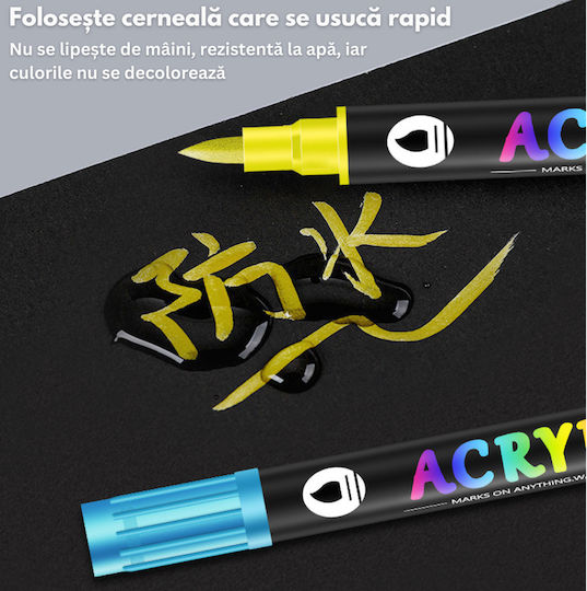 Qova Acrylmarker Multicolor 60Stück