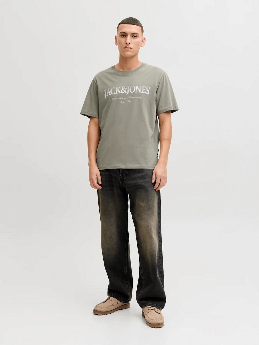 Jack & Jones T-shirt Khaki 12290173 | Skroutz.mt