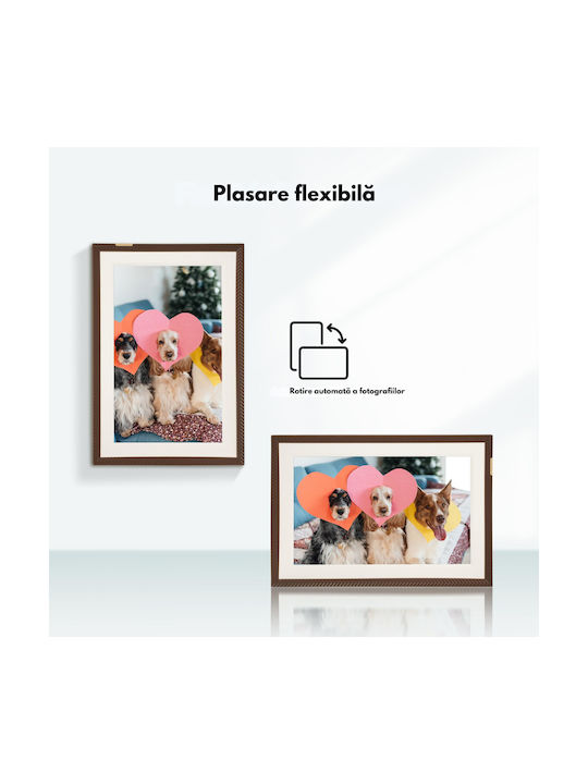 Rama Foto Digitală WiFi 10.1 Inch Ecran IPS HD Memorie 32GB Azorpaandqova D10 Ecran Tactil Suport Card 128GB Redare Foto Video Telecomandă Prin Aplicație 1280x800 IPS HD Ecran Tactil Difuzor