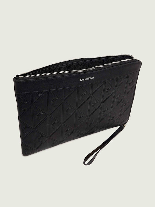 Emblem Herrentasche Schulter / Crossbody Schwarz
