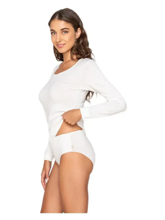 Women's Long Sleeve T-Shirt Ivory