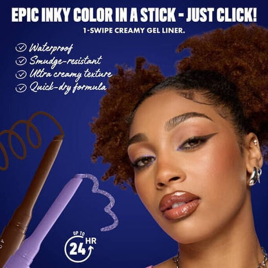 NYX Professional Makeup Epic Waterproof Pen Eye Liner 17 Wired White 1gr