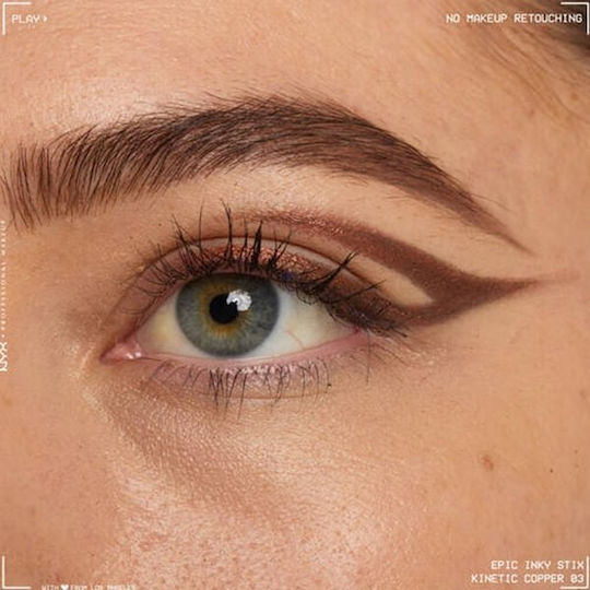 NYX Professional Makeup Epic Waterproof Pen Eye Liner 17 Wired White 1gr