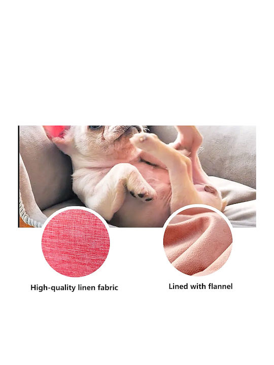 Sofa Dog Bed Pink 50x40cm