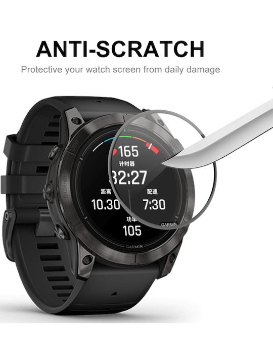 3d Full Coverage Soft Full Face Tempered Glass pentru Garmin Epix Pro 1buc SYA002261402
