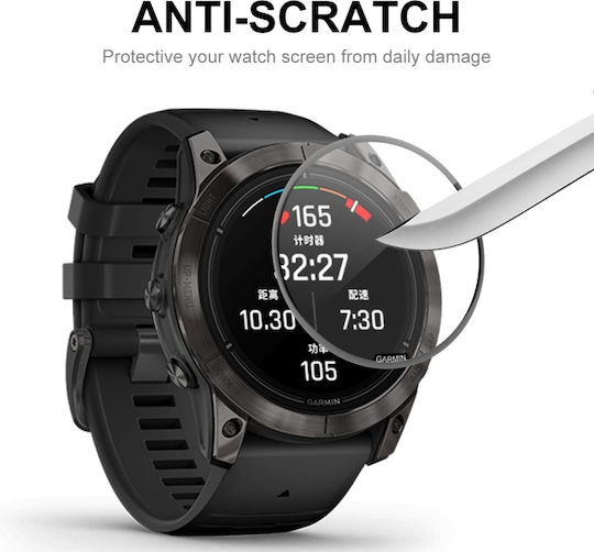 3d Full Coverage Soft Закалено стъкло за цялото лице за Garmin Epix Pro 1бр SYA002261402