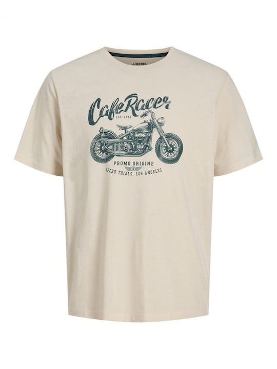 T-shirt Μπεζ, Whitecap Gray
