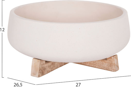 HomeMarkt Γλάστρα Τσιμεντένια Λευκό HomeMarkt Γλάστρα Τσιμεντένια Λευκό