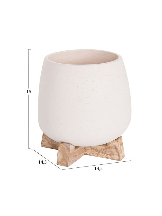 HomeMarkt Γλάστρα Τσιμεντένια Λευκό HomeMarkt Γλάστρα Τσιμεντένια Λευκό