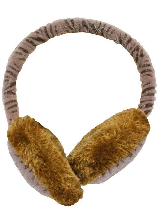 Γυναικείο Earmuff Πλεκτό σε Μπεζ χρώμα