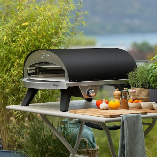 Ziipa Pizza Oven LPG 55.7x71x39cm Black