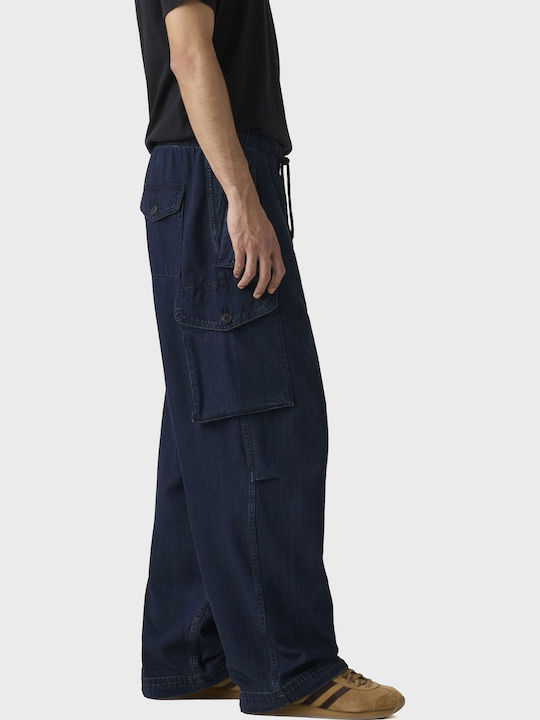 Παντελόνι Cargo σε Baggy Γραμμή Blue