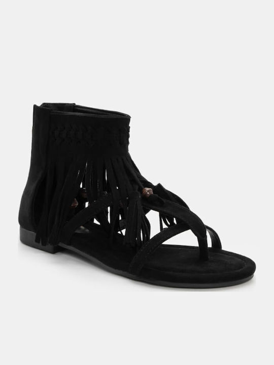 Sandale Casual Damă Negre