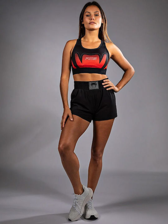 Women's Sports Bra without Padding Black/red