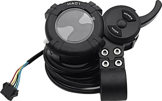 Lcd Display Integrated Throttle Damao Ma01 Electric Scooter Dashboard Backlight 36v-72v
