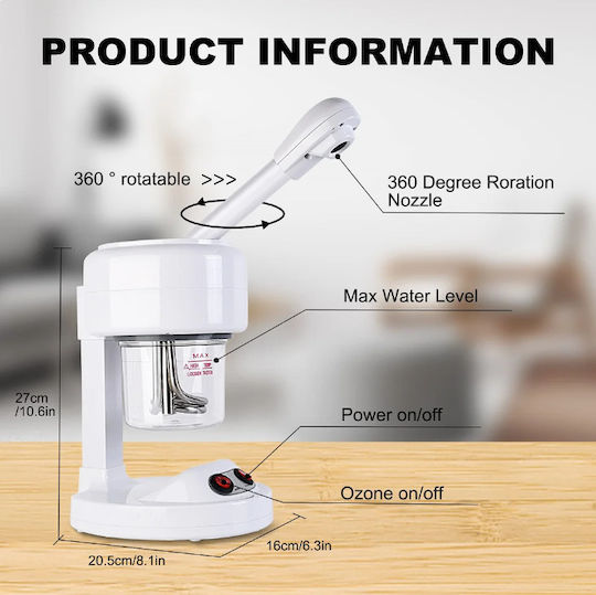 Vaper Care Device for Face with Power 450W Capacity 0.46lt